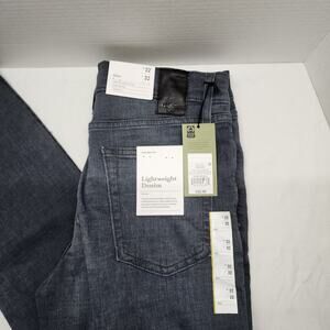 New NWT Goodfellow & Co Slim Straight Dark Flex Jeans Mens 32x32 (Actual 32x32)